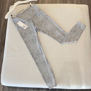 Varley Estrella Leggings Light Snakeskin Print